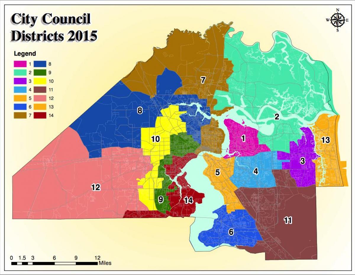 Jacksonville zoning map