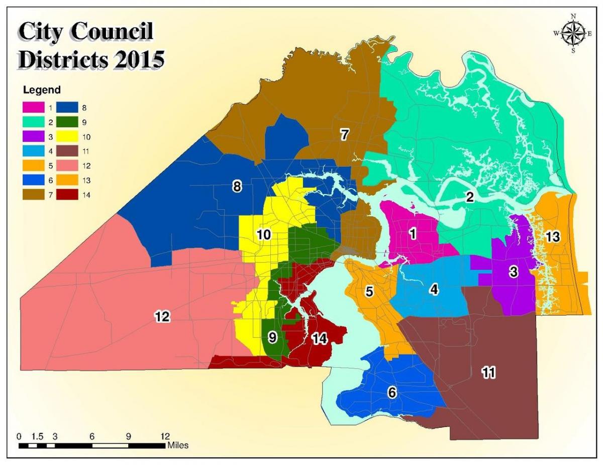 map of Jacksonville municipalities