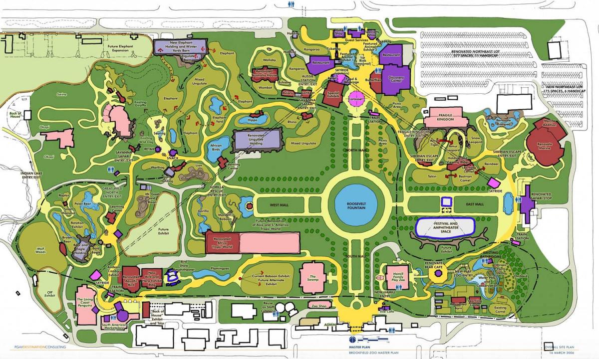map of Jacksonville zoo