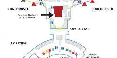 Jacksonville international airport map