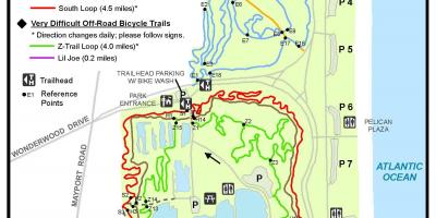Map of Jacksonville bike