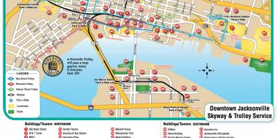 Map of Jacksonville museum