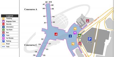Jacksonville FL airport map