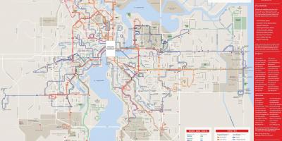 Jacksonville bus map